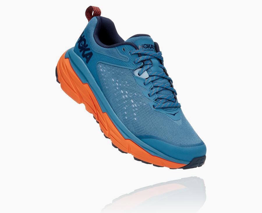 Trail Shoes Mens - Hoka One One Challenger ATR 6 - Blue - TPKUXHJ-60